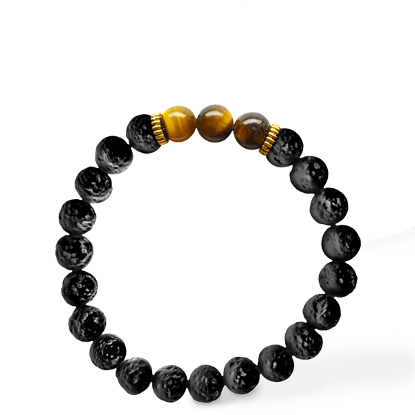 Cat Eye Stone Lava Bracelet